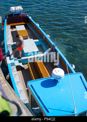 Wasser Taxi auf den Scilly-inseln. Stockfoto