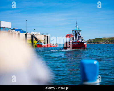 Wasser Taxi auf den Scilly-inseln. Stockfoto