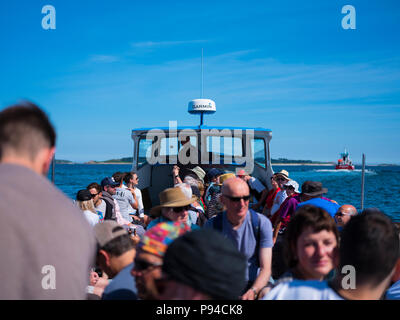 Wasser Taxi auf den Scilly-inseln. Stockfoto