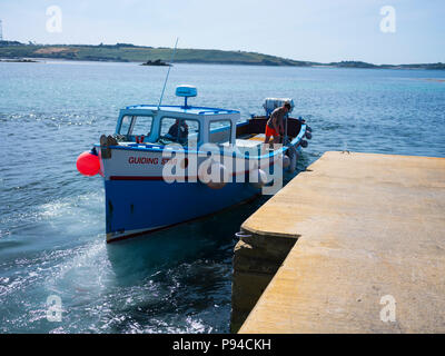 Wasser Taxi auf den Scilly-inseln. Stockfoto