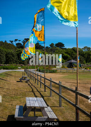 Tresco Abbey, Isles of Scilly. Stockfoto