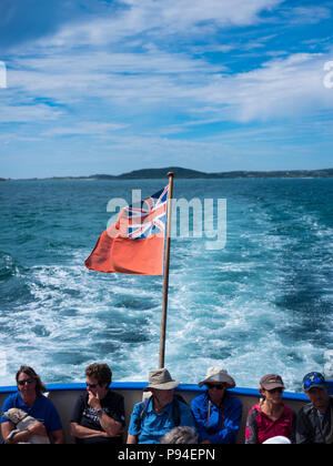 Wasser Taxi auf den Scilly-inseln. Stockfoto