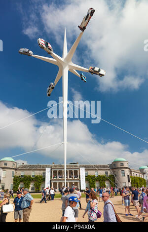 Goodwood, West Sussex, UK, 14. Juli 2018. Szenen aus dem Goodwood Festival der Geschwindigkeit. © Tony Watson/Alamy leben Nachrichten Stockfoto