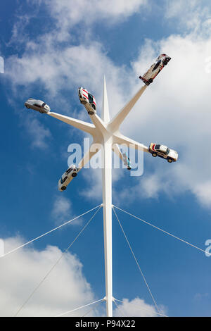 Goodwood, West Sussex, UK, 14. Juli 2018. Szenen aus dem Goodwood Festival der Geschwindigkeit. © Tony Watson/Alamy leben Nachrichten Stockfoto