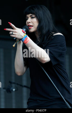 London, UK, 14. Juli 2018. Alex Hepburn führt auf der Bühne Barclaycard vorhanden Britische Sommerzeit Hyde Park Hyde Park am 14. Juli in London, England 2018. Quelle: Georgia Taylor/Alamy leben Nachrichten Stockfoto