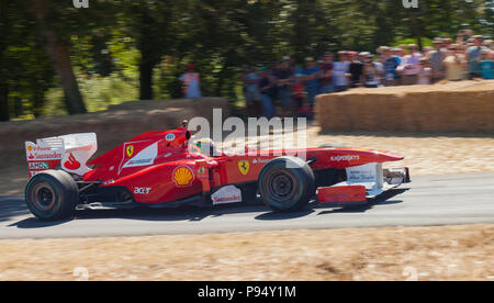 Goodwood, West Sussex, UK, 14. Juli 2018. Szenen aus dem Goodwood Festival der Geschwindigkeit. © Tony Watson/Alamy leben Nachrichten Stockfoto