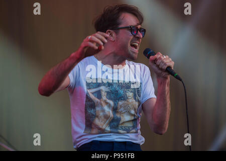 Die Impfstoffe spielen der Obelisk Stufe - Die 2018 Latitude Festival, henham Park. Suffolk vom 14. Juli 2018 Stockfoto