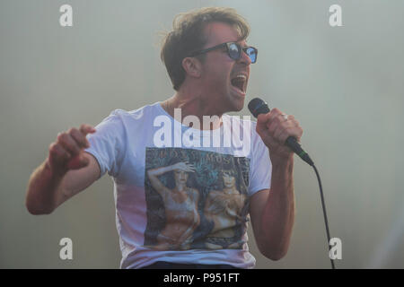 Die Impfstoffe spielen der Obelisk Stufe - Die 2018 Latitude Festival, henham Park. Suffolk vom 14. Juli 2018 Stockfoto