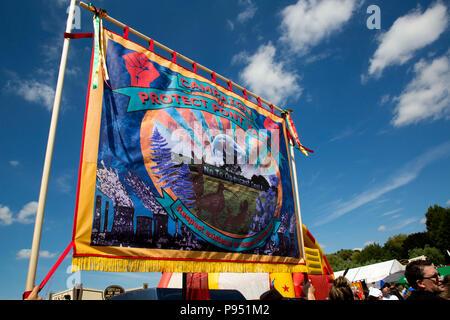 Durham, Großbritannien. 14. Juli 2018. Durham Bergleute Gala Stockfoto