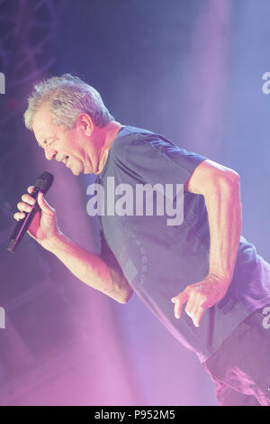 Tours, Frankreich. 14. Jul 2018. Ian Gillan der Sänger von Deep Purple am jährlichen amerikanischen Touren Festival, Tours, Frankreich. Credit: Julian Elliott/Alamy leben Nachrichten Stockfoto