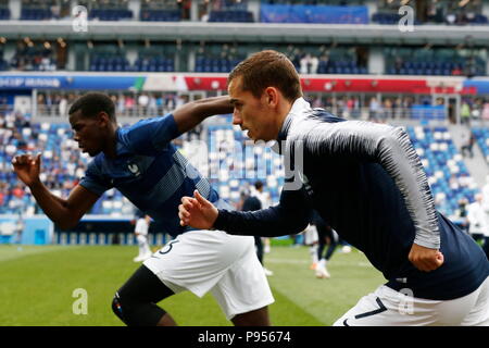 Nizhnij Novgord, Russland. 6. Juli, 2018. Antoine Griezmann (FRA) Fußball / Fussball: FIFA WM Russland 2018 Match zwischen Uruguay 0-2 Frankreich am Stadion in Nizhnij Nizhnij Novgord Novgord, Russland. Credit: MUTSU KAWAMORI/LBA/Alamy leben Nachrichten Stockfoto