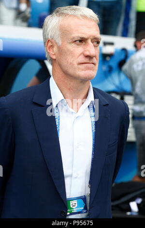 Nizhnij Novgord, Russland. 6. Juli, 2018. Didier Deschamps (FRA) Fußball / Fussball: FIFA WM Russland 2018 Match zwischen Uruguay 0-2 Frankreich am Stadion in Nizhnij Nizhnij Novgord Novgord, Russland. Credit: MUTSU KAWAMORI/LBA/Alamy leben Nachrichten Stockfoto