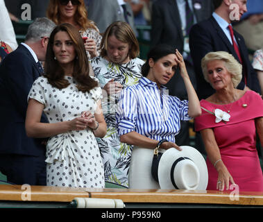 London, Großbritannien. 14. Juli 2018. Meine Damen Finale in Wimbledon Tennis Championships Credit: Paul Marriott/Alamy leben Nachrichten Stockfoto