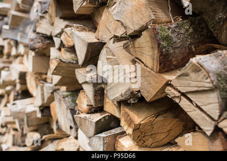Brennholz für den Winter Erz bbc Stockfoto