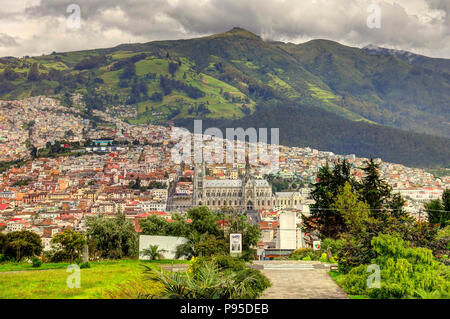 Quito, die Hauptstadt von Ecuador Stockfoto