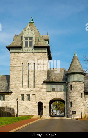 Mount Hebron Friedhof Torhaus, 305 East Boscawen Street, Winchester, Virginia Stockfoto