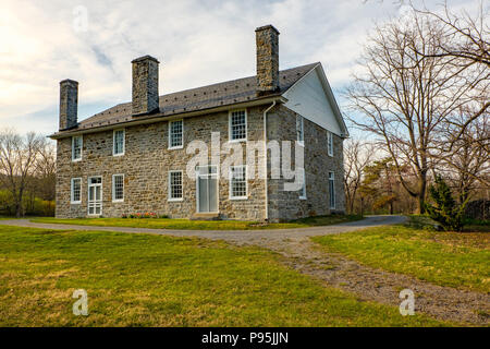 Hopewell Freunde Meeting House, 604 Hopewell Straße, klaren Bach, Virginia Stockfoto