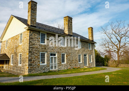 Hopewell Freunde Meeting House, 604 Hopewell Straße, klaren Bach, Virginia Stockfoto