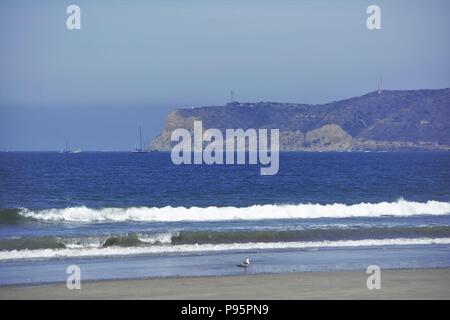Sunset Cliffs von Coronado Beach Stockfoto