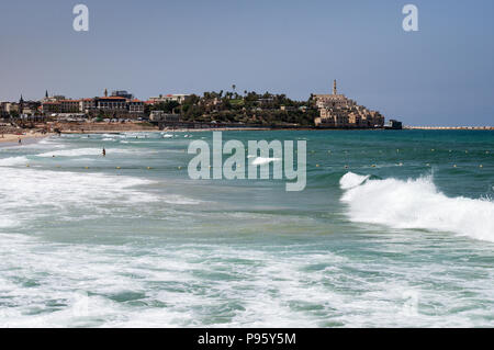 Die Altstadt von Jaffa Strand von Tel Aviv, Israel Stockfoto