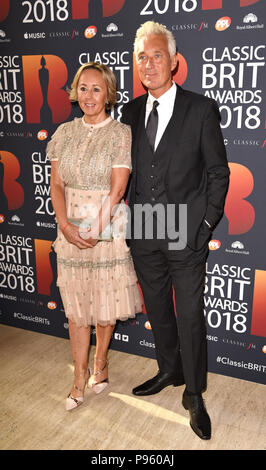 Classic BRIT Awards 2018 in der Royal Albert Hall, London Mit: Shirlie Holliman, Martin Kemp, Wo: London, Vereinigtes Königreich: 13. Juni 2018 Credit: WENN.com Stockfoto