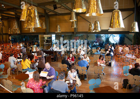 Musee D'Orsay Cafeteria in Paris, Frankreich Stockfoto