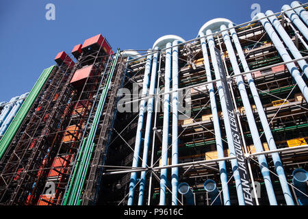 Centre Pompidou in Paris, Frankreich Stockfoto