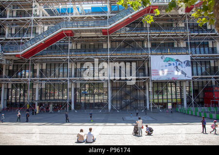 Pompidou Centre in Paris, France Stockfoto