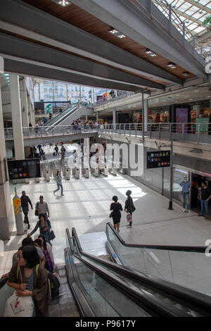 Trtain Station Gare Du Nord in Paris, Frankreich Stockfoto