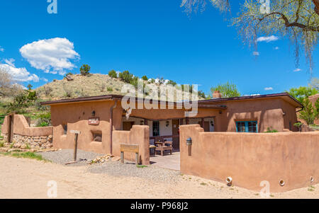 New York, Rio Arriba County, Ghost Ranch, Ghost House ca. 1881 Stockfoto