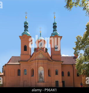 Laurentius Kirche, Prag, Tschechische Republik. Stockfoto