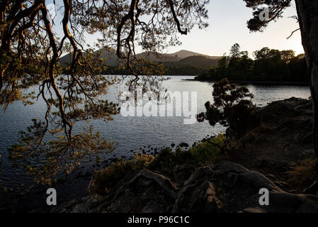 Derwent Water von Brüdern crag Stockfoto