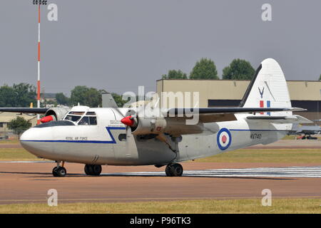 Ein Percival Pembroke C1 auf der Royal International Air Tattoo 2018 in RAF Fairford, Großbritannien Stockfoto