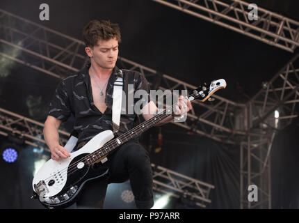 Die Vamps, South Tyneside Festival, 15. Juli 2018 Credit: Tracy Daniel/Alamy leben Nachrichten Stockfoto