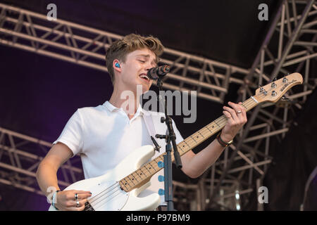 Neue Hoffnung Club, South Tyneside Festival. South Shields vom 15. Juli 2018 Credit: Tracy Daniel/Alamy leben Nachrichten Stockfoto