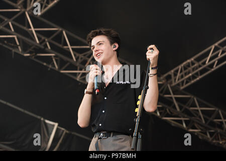 Neue Hoffnung Club, South Tyneside Festival. South Shields vom 15. Juli 2018 Credit: Tracy Daniel/Alamy leben Nachrichten Stockfoto