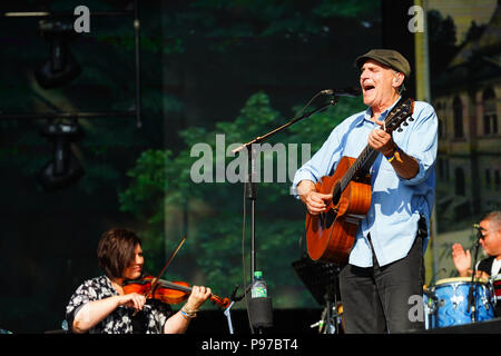 London, Großbritannien. Am 15. Juli 2018. James Taylor live auf der großen Eiche Bühne am britischen Sommer Festival 2018 im Hyde Park, London. Foto Datum: Sonntag, 15. Juli 2018. Photo Credit: Roger Garfield/Alamy Stockfoto