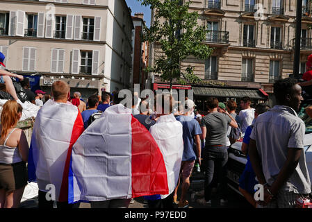 Paris, Frankreich. 15. Juli 2018. 2018 FIFA World Cup, final Frankreich Kroatien, 15. Juli 2018, Paris, Frankreich, Europa Quelle: Claude Bache/Alamy leben Nachrichten Stockfoto