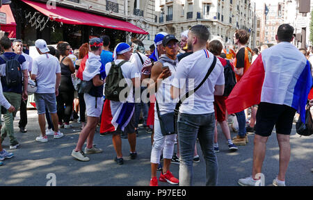 Paris, Frankreich. 15. Juli 2018. 2018 FIFA World Cup, final Frankreich Kroatien, 15. Juli 2018, Paris, Frankreich, Europa Quelle: Claude Bache/Alamy leben Nachrichten Stockfoto
