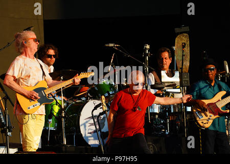 London, Großbritannien. Am 15. Juli 2018. Paul Simon live auf der Bühne im Jahr 2018 Britische Sommerzeit Festival im Hyde Park in London, UK. Foto: Roger Garfield/Alamy leben Nachrichten Stockfoto