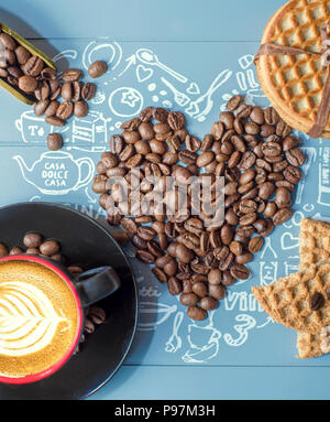 Eine grosse Auswahl an kostenlosen Kaffee. Finden Sie andere Art Bilder von Kaffee inklusive Bilder von Tassen Kaffee, Kaffeetassen, Kaffeebohnen Stockfoto