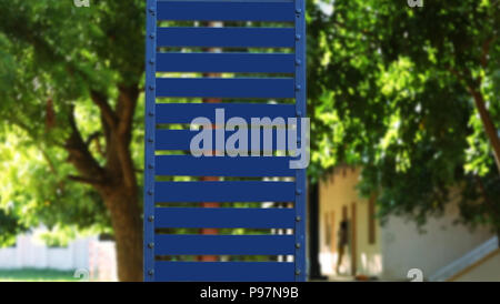 Leere Wegweiser mit Leerzeichen für Text Stockfoto