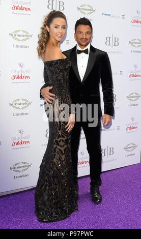 Caudwell Kinder Butterfly Ball am Grosvenor House, Park Lane, London Mit: Emily MacDonagh, Peter Andre Wo: London, Großbritannien Wann: 14 Jun 2018 Credit: WENN.com Stockfoto