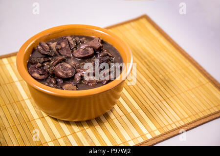Feijoada brasilianischen traditionelles Essen Stockfoto