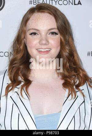 Los Angeles, CA, USA. Juli 2018. 15. Juli 2018 – Los Angeles, Kalifornien – Shannon Purser. Beauty Con LA Fesitval 2018 im Los Angeles Convention Center. Foto: Birdie Thompson/Admedia Stockfoto
