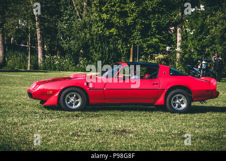 Heidenheim, Deutschland - Juli 8, 2018: 1979 Pontiac Trans Am Am 2. Oldtimer Tag in Heidenheim an der Brenz, Deutschland. Stockfoto