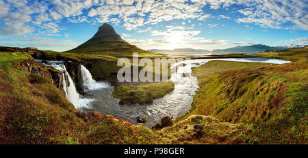 Island-Landschaft Stockfoto