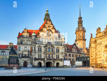 Kathedrale in Dresden; Deutschland, Europa Stockfoto