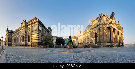 Die Hochschule für Bildende Künste Dresden ist eine berufliche Hochschule für Bildende Künste in Dresden, Deutschland. Stockfoto