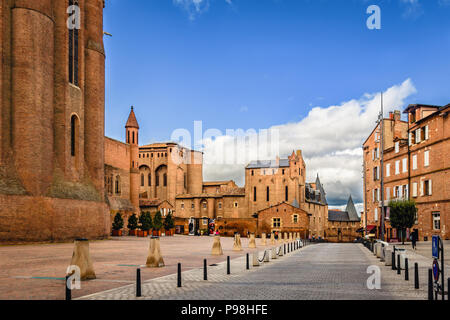 Ort Sainte-Cecile, Albi, Frankreich Stockfoto